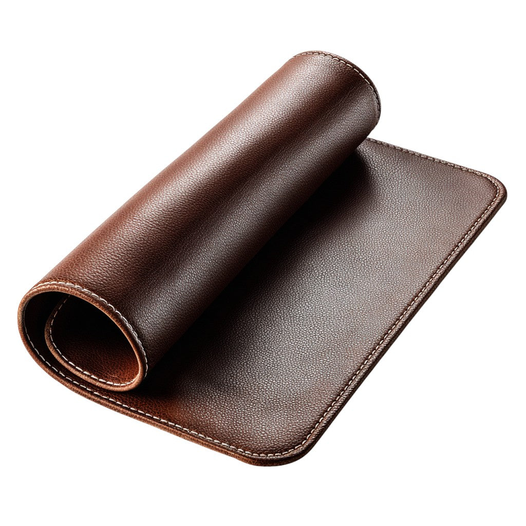 Dual-Sided Premium PU Leather Desk Mat