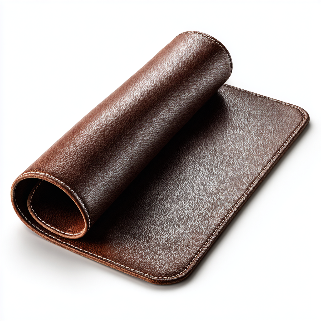 Dual-Sided Premium PU Leather Desk Mat